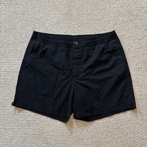 Walter Sky 5" Black Ripstop Shorts Lined Athletic Pockets Men Sz XL